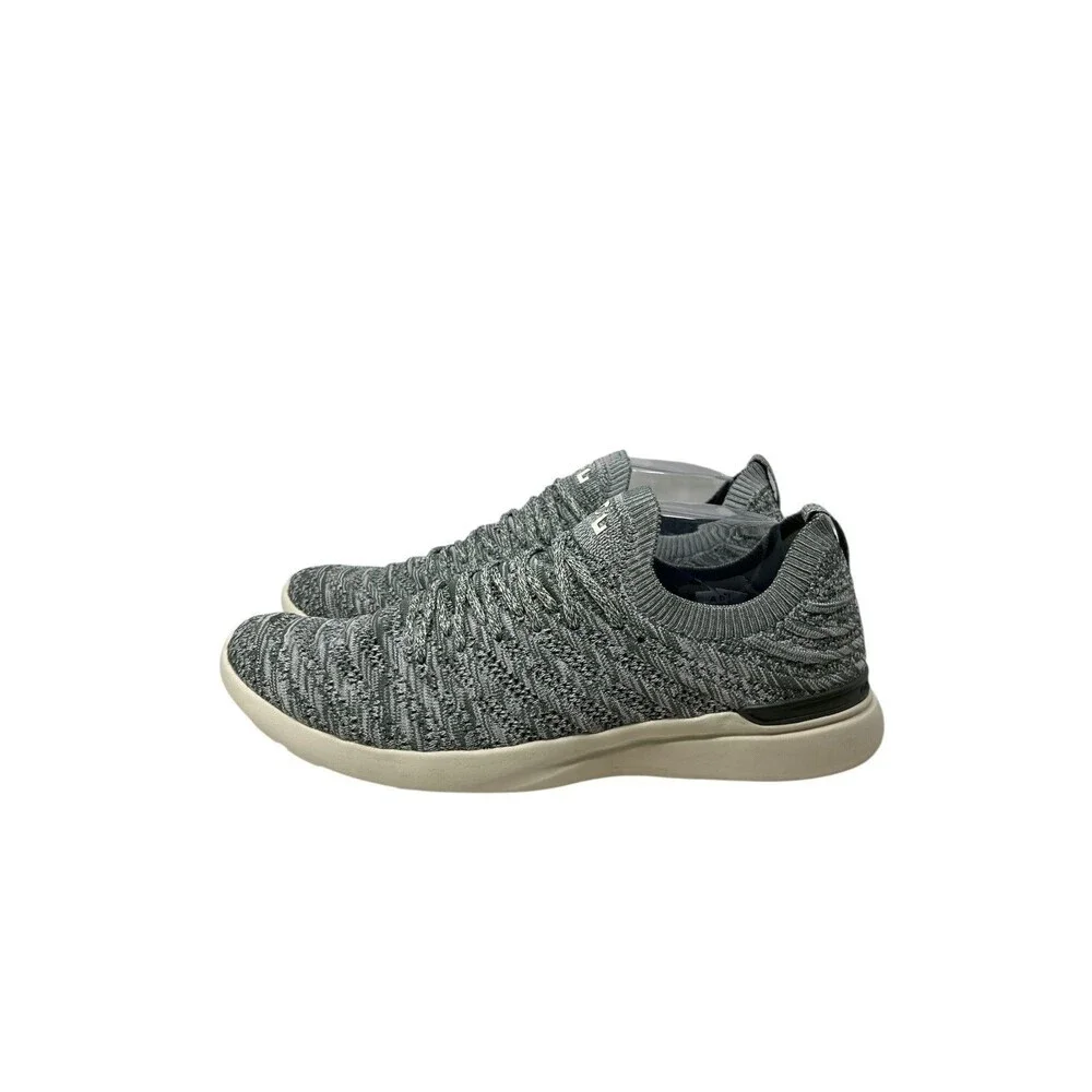 APL TechLoom Wave Men's Sneakers Size 11.5 Grey Knit Running Shoes Gym